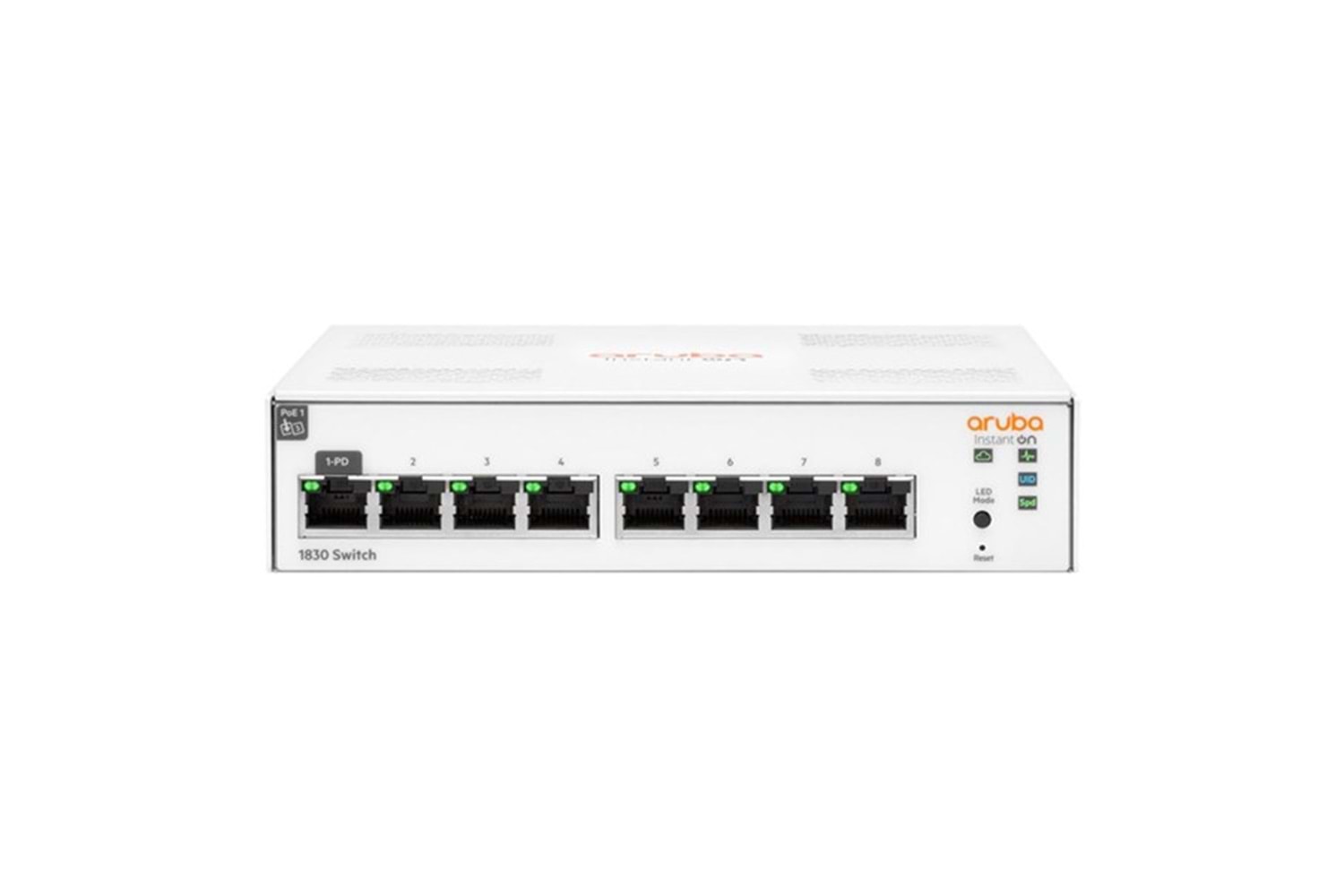 ARUBA 8port Instant On 1830-8G JL810A Yönetilebilir Switch