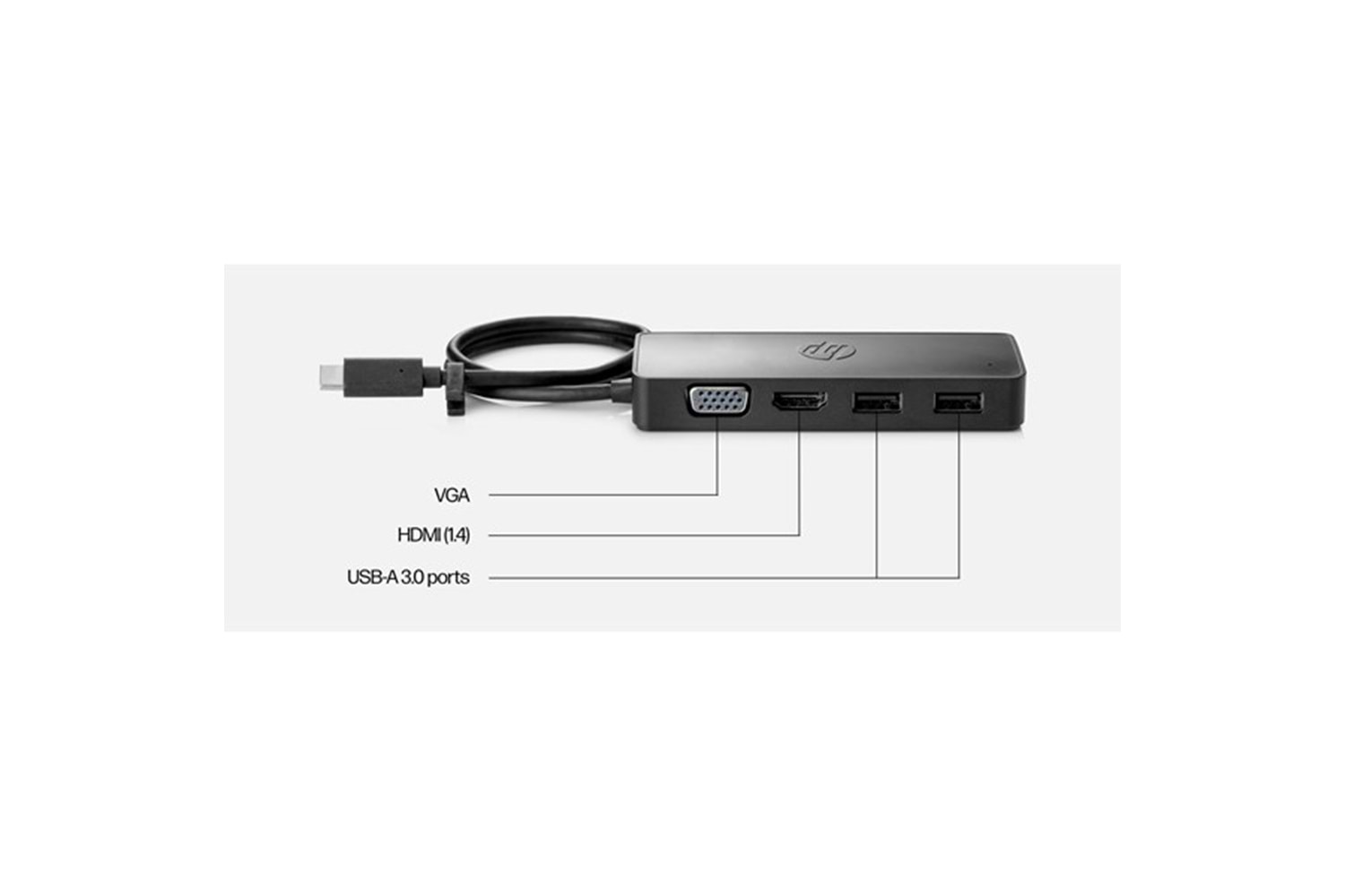 HP Travel Usb Type-C Hub (235N8AA)