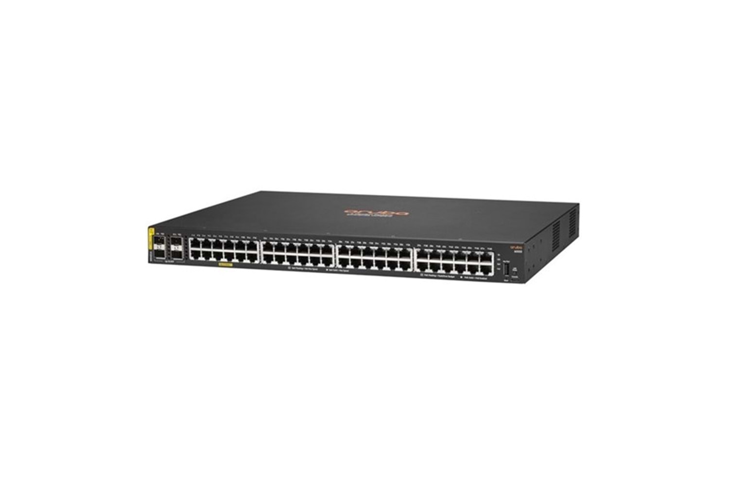 ARUBA 48port 6000 48G R8N85A GIGABIT 4-SFP 370W FULL POE YÖNETİLEBİLİR SWITCH