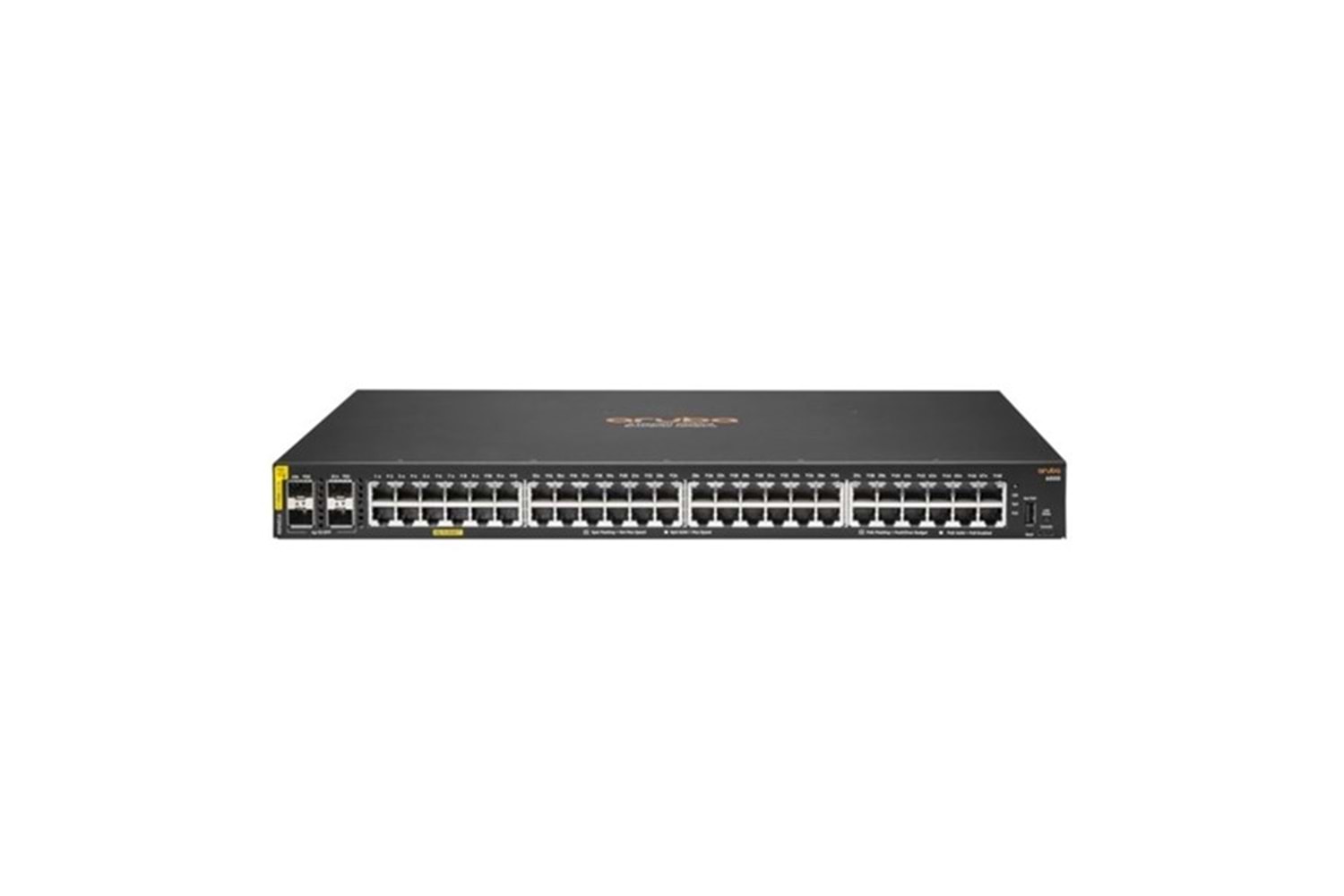 ARUBA 48port 6000 48G R8N85A GIGABIT 4-SFP 370W FULL POE YÖNETİLEBİLİR SWITCH