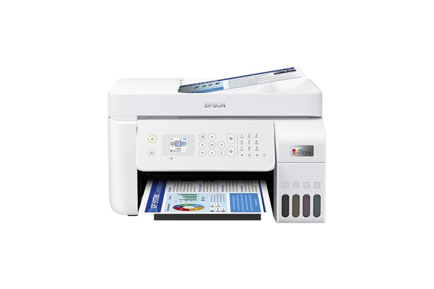 EPSON A4 L5296 RENKLİ ÇOK FONKSİYONLU FAXLI TANKLI YAZICI KABLOSUZ