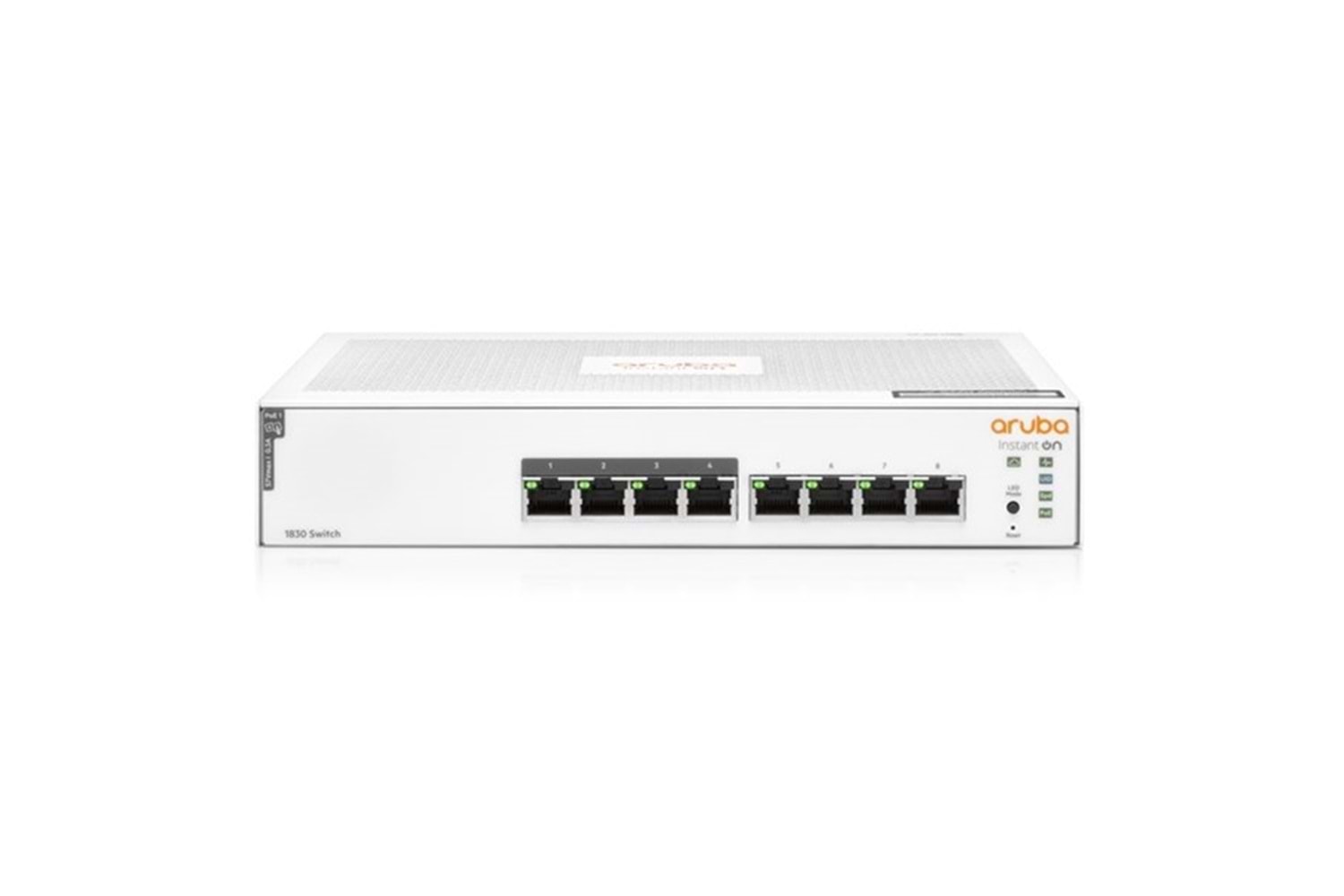 ARUBA 8port Instant On 1830-8G JL811A GIGABIT 65W 4port POE SWITCH