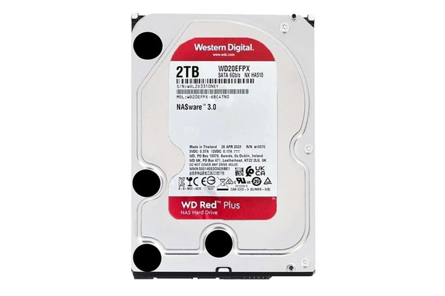 WD 2TB RED WD20EFPX 64MB 5400RPM SATA-3 NAS DİSKİ