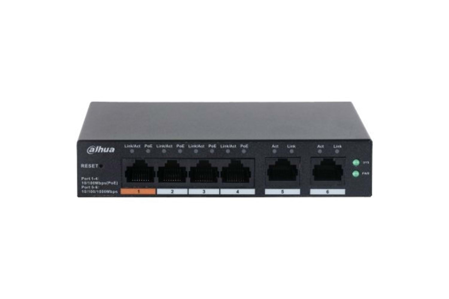 DAHUA 4port CS4006-4ET-60 10/100 60w Cloud PoE Switch