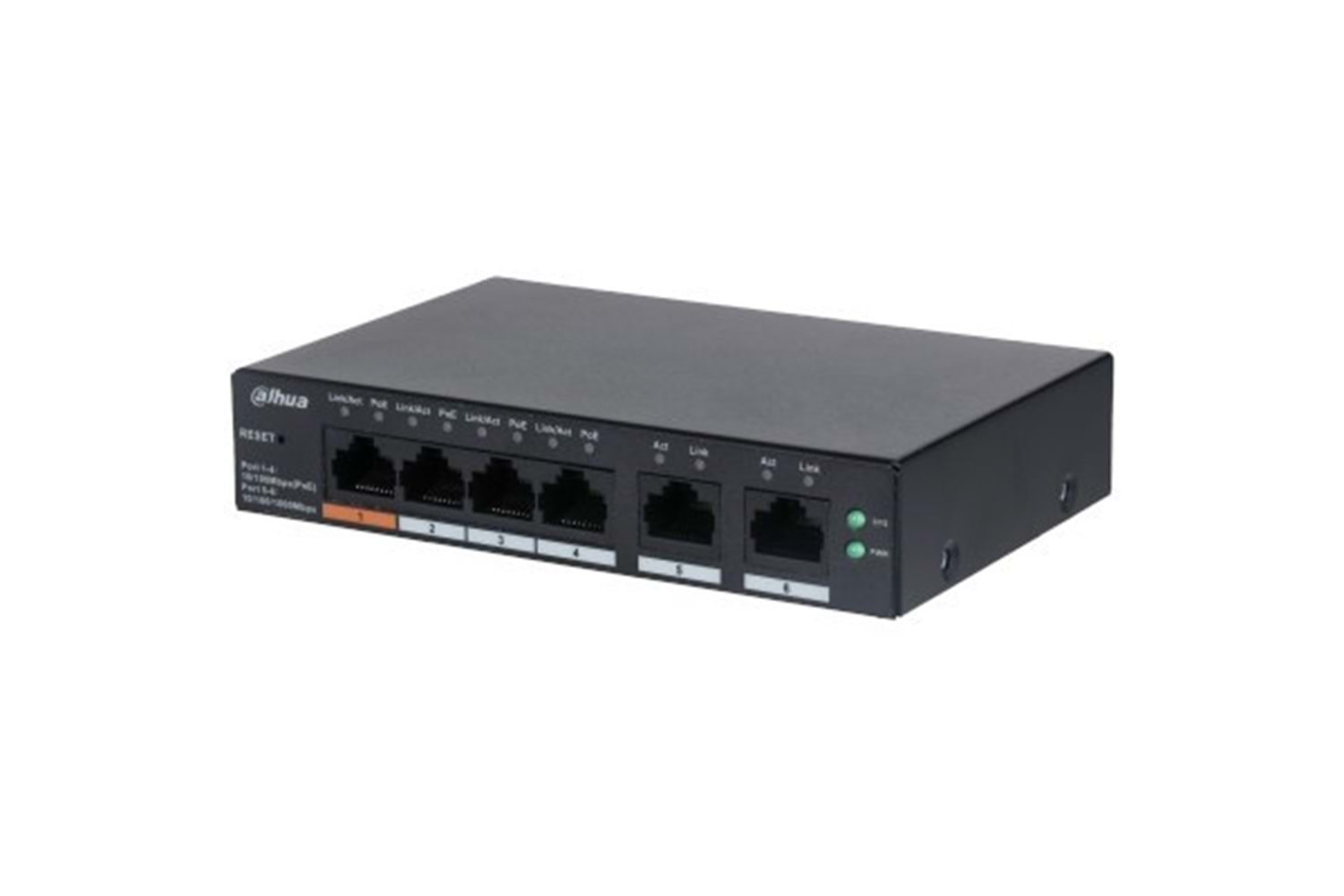 DAHUA 4port CS4006-4ET-60 10/100 60w Cloud PoE Switch