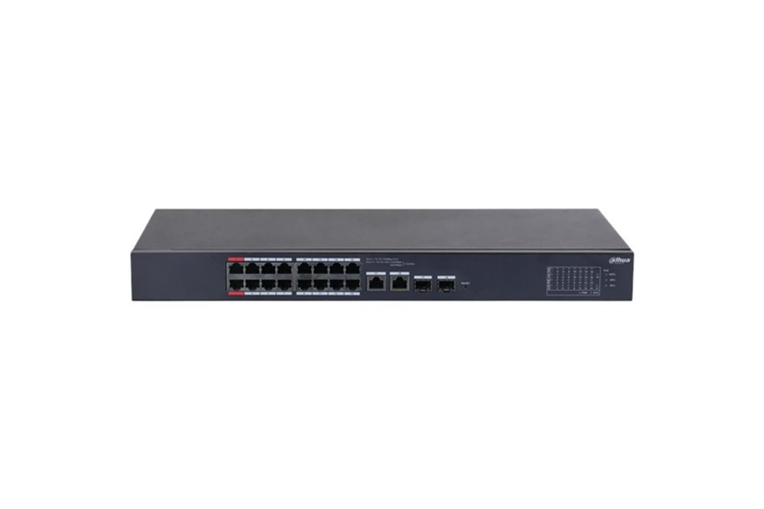 DAHUA 16Port CS4218-16ET-190 10/100 2-SFP 190W Cloud PoE Switch