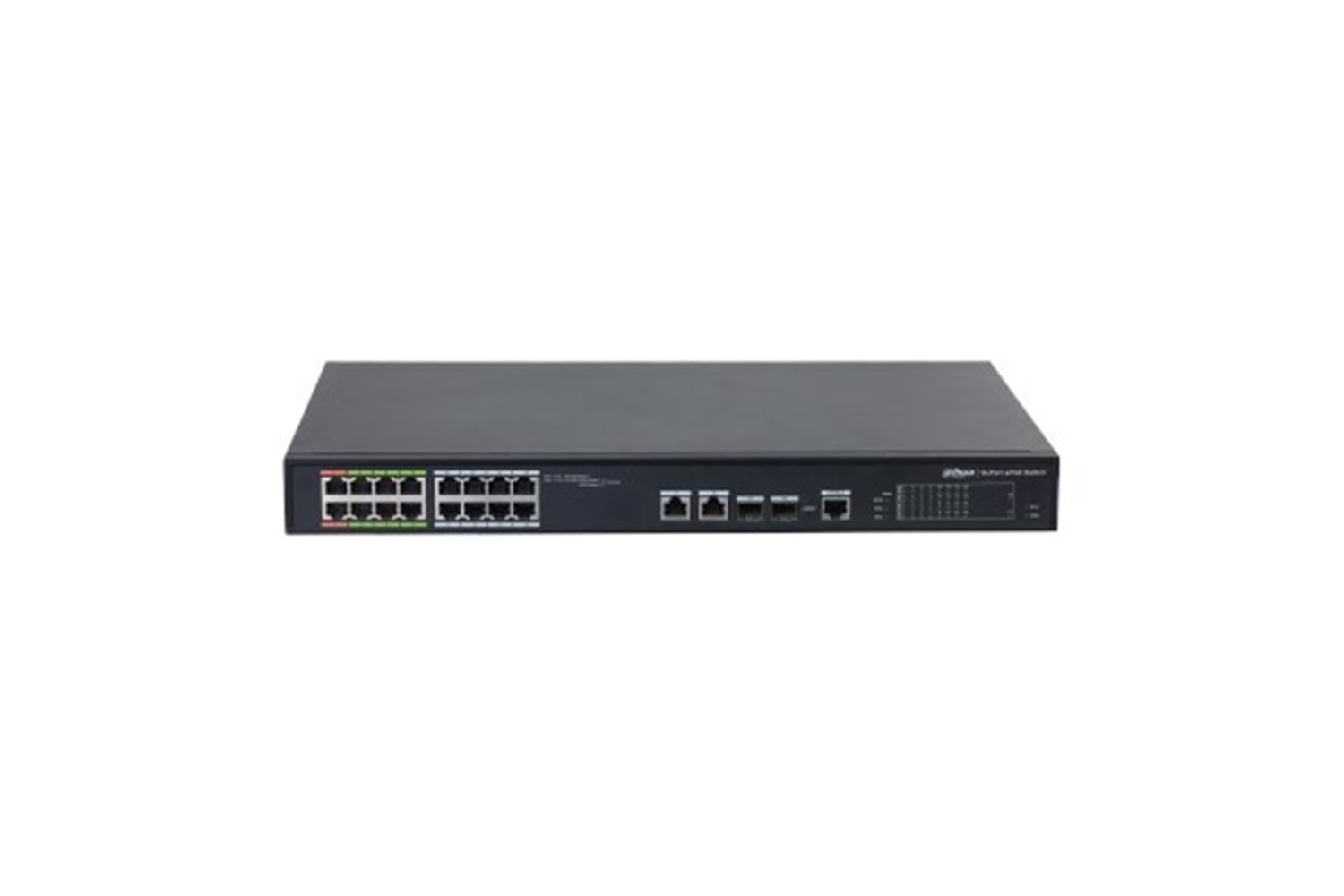 DAHUA 16port LR2218-16ET-240 10/100 8port ePOE SWITCH