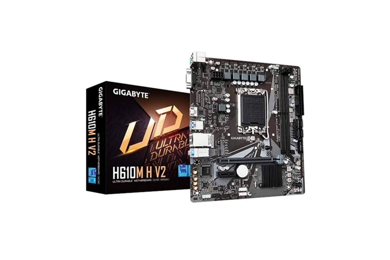 GIGABYTE H610M H v2 DDR5 HDMI PCIe 16X v4.0 1700p mATX 