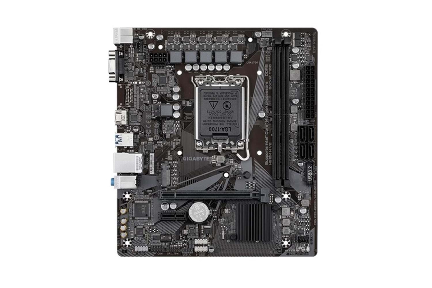 GIGABYTE H610M H v2 DDR5 HDMI PCIe 16X v4.0 1700p mATX 