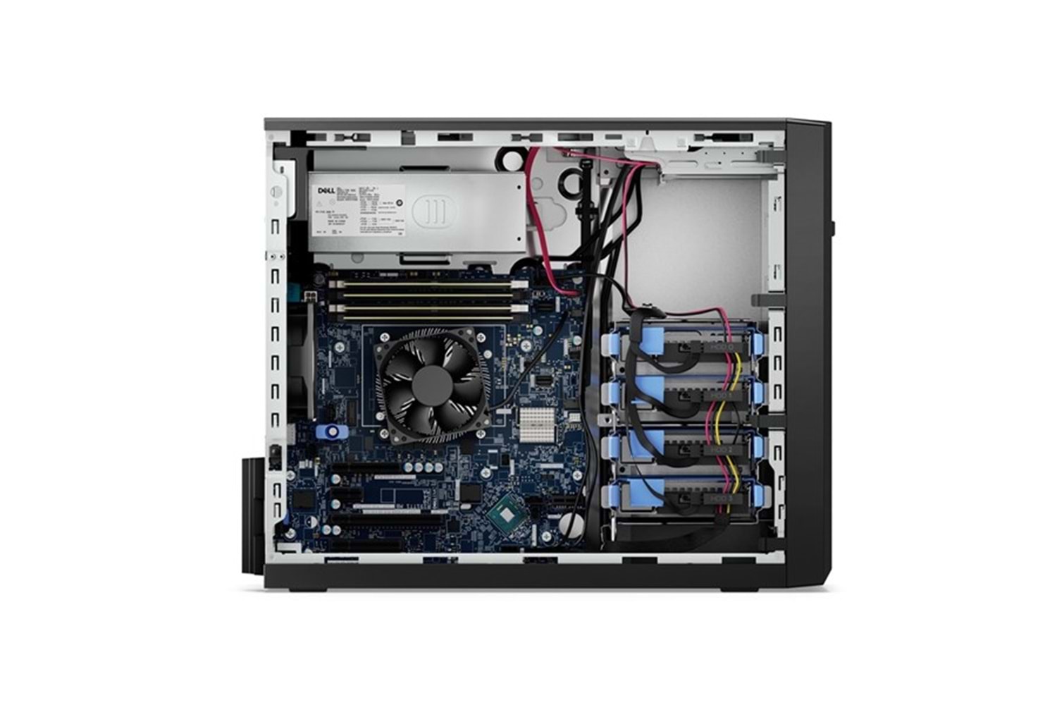 DELL T150 PET150SPL5 E-2314 1x16gb 1x480gb SSD 365w 5U Tower Sunucu PERC H355 Adapter, Full Height	