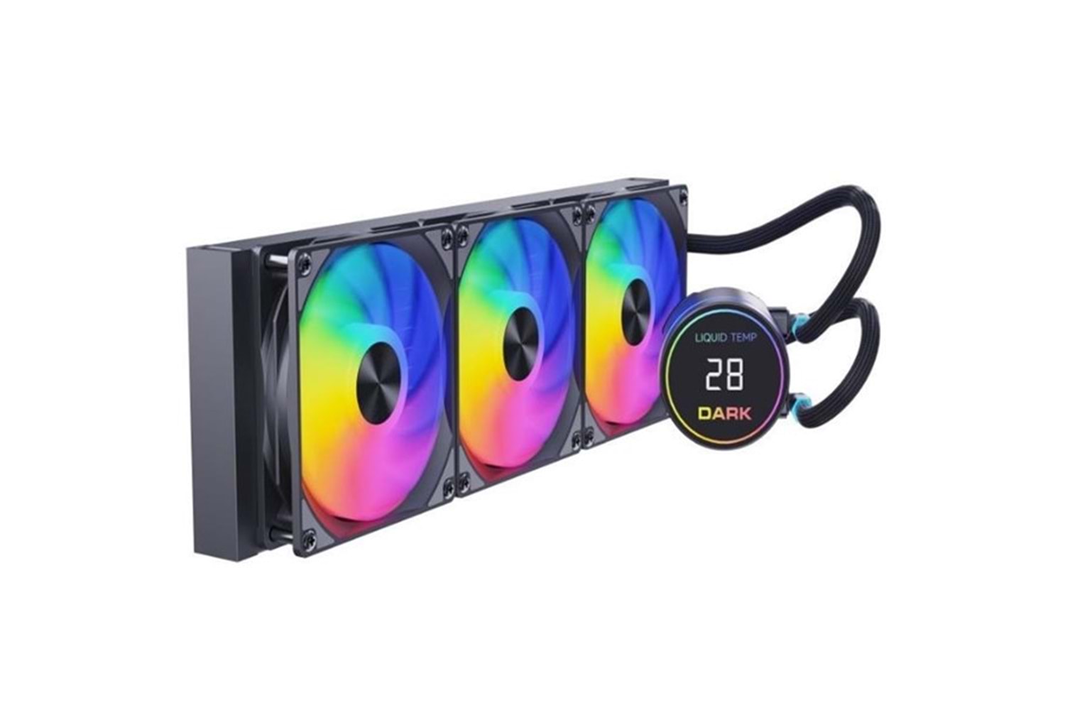 DARK 360mm FREEZER W362 DKCCW362 RGB Sıvı Soğutmalı AM5-1851p İşlemci Fanı
