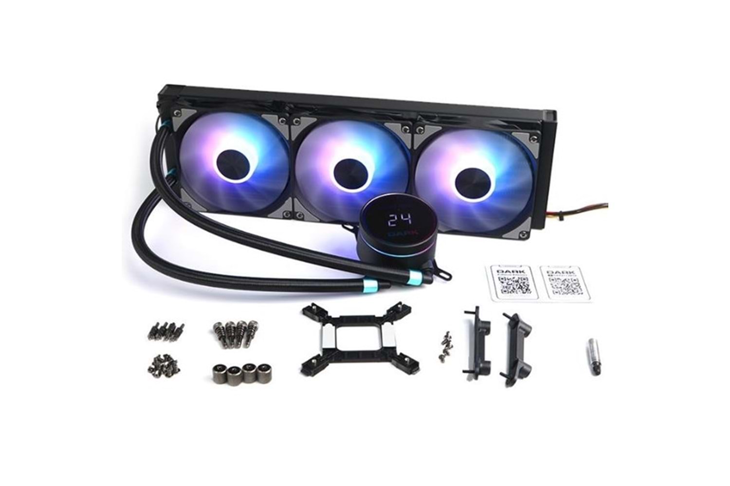 DARK 360mm FREEZER W362 DKCCW362 RGB Sıvı Soğutmalı AM5-1851p İşlemci Fanı