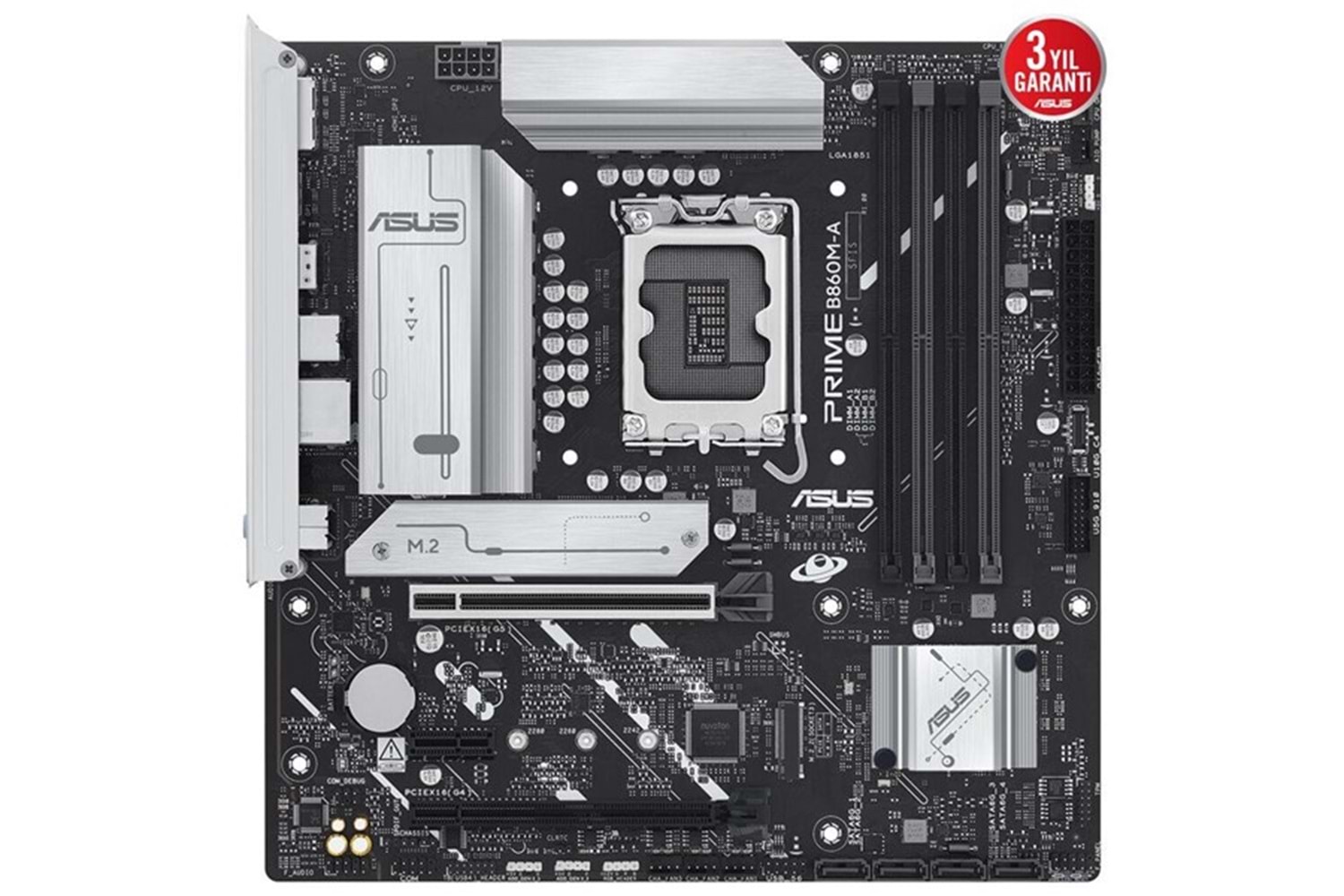 ASUS PRIME B860M-A CSM DDR5 HDMI DP PCIE 5.0 1851p mATX Kurumsal Anakart