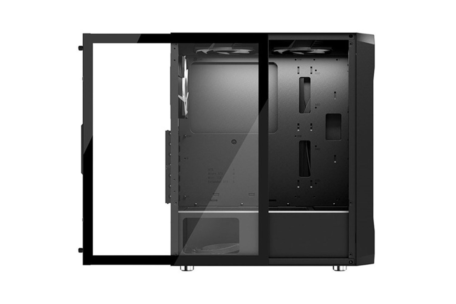 FRISBY 600W 80+ BRONZE FC-9485G GAMING MID-TOWER PC KASASI