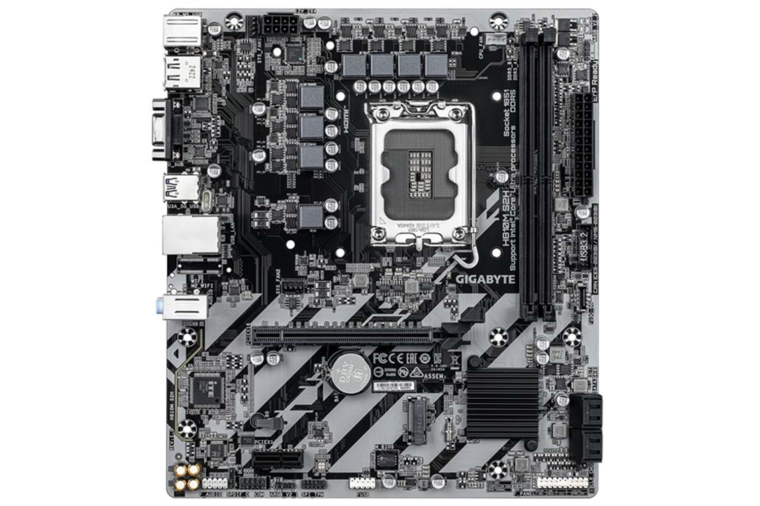 GIGABYTE H810M S2H DDR5 HDMI-DP PCIE 4.0 1851P mATX