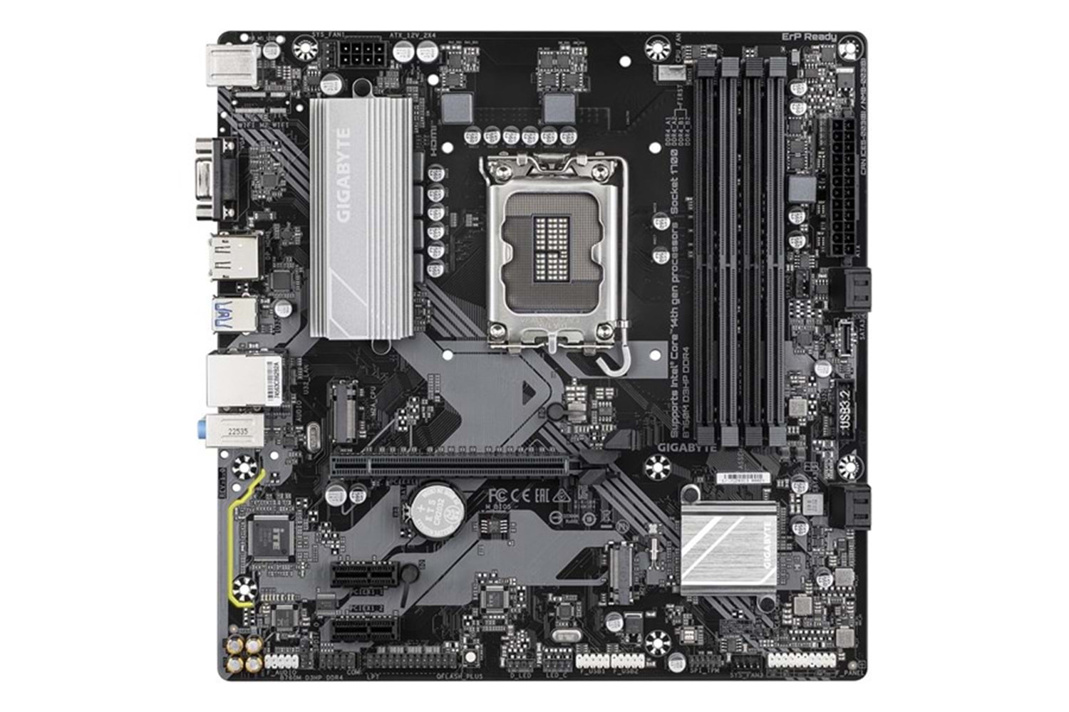 GIGABYTE B760M D3HP DDR4 HDMI-DP PCIE 4.0 1700P mATX