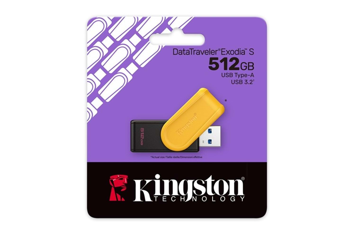 KINGSTON 512GB EXODIA S DTXS/512GB USB 3.2 BELLEK