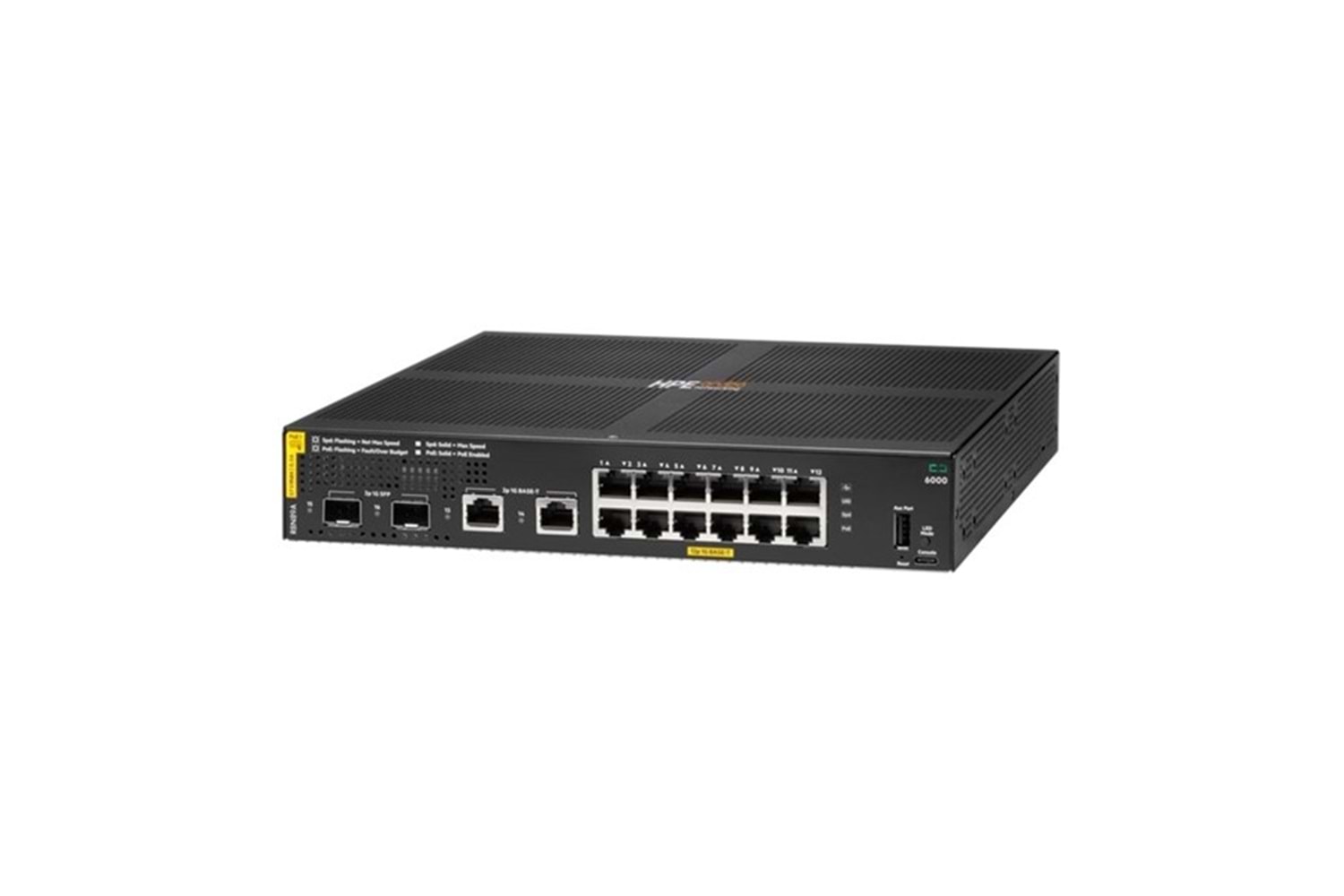 ARUBA 12port 6000 R8N89A GIGABIT 2-SFP 139W POE YÖNETİLEBİLİR SWITCH