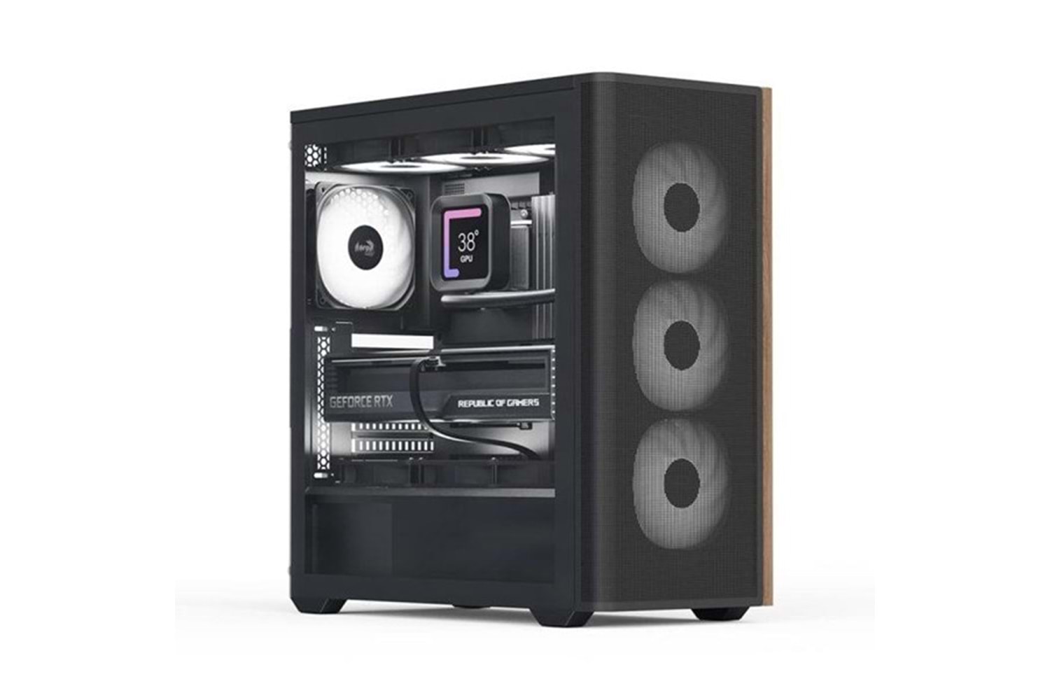 AEROCOOL D501A AE-D501A-BK GAMING MID-TOWER PC KASASI