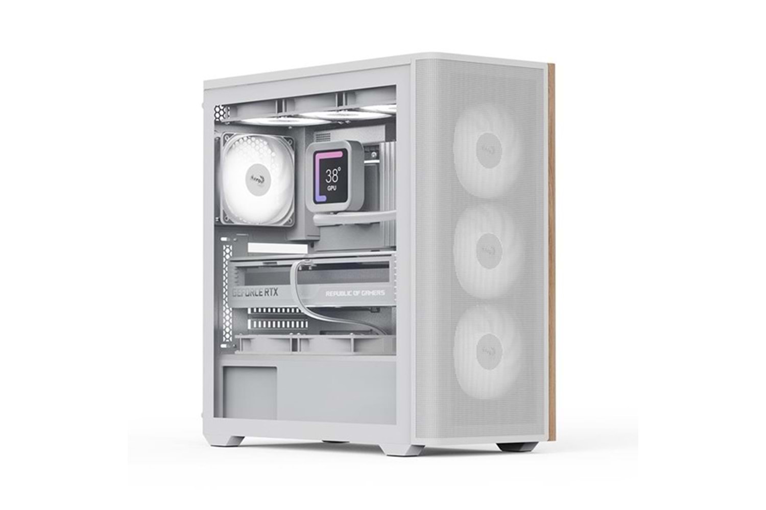 AEOROCOOL DA501A GAMING MID-TOWER PC KASASI BEYAZ