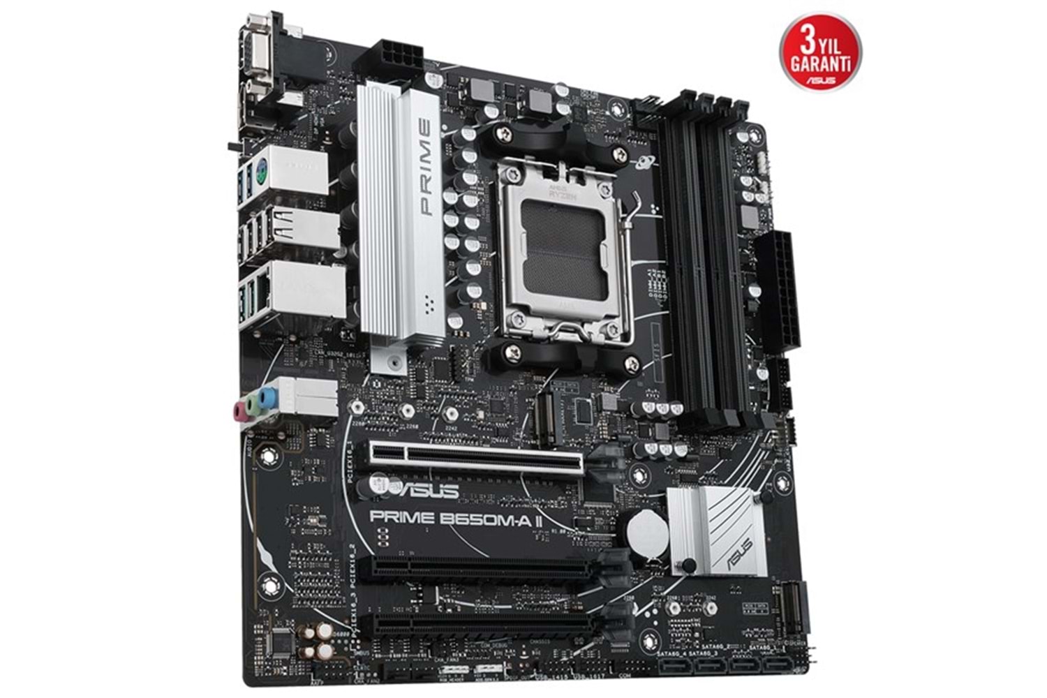 ASUS PRIME B650M-A II-CSM DDR5 HDMI-DP PCIE 4.0 AM5 mATX KURUMSAL ANAKART