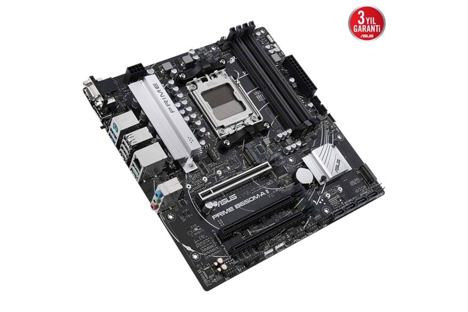 ASUS PRIME B650M-A II-CSM DDR5 HDMI-DP PCIE 4.0 AM5 mATX KURUMSAL ANAKART