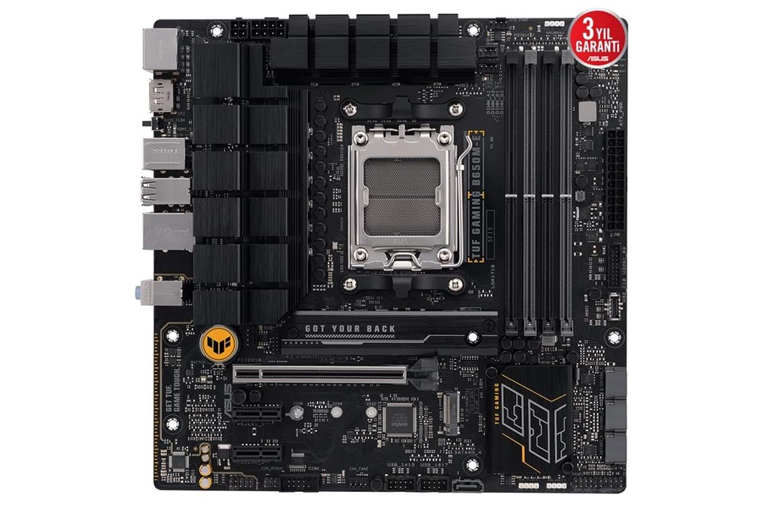 ASUS TUF B650M-E GAMING DDR5 HDMI DP PCIe 16X v4.0 AM5 mATX