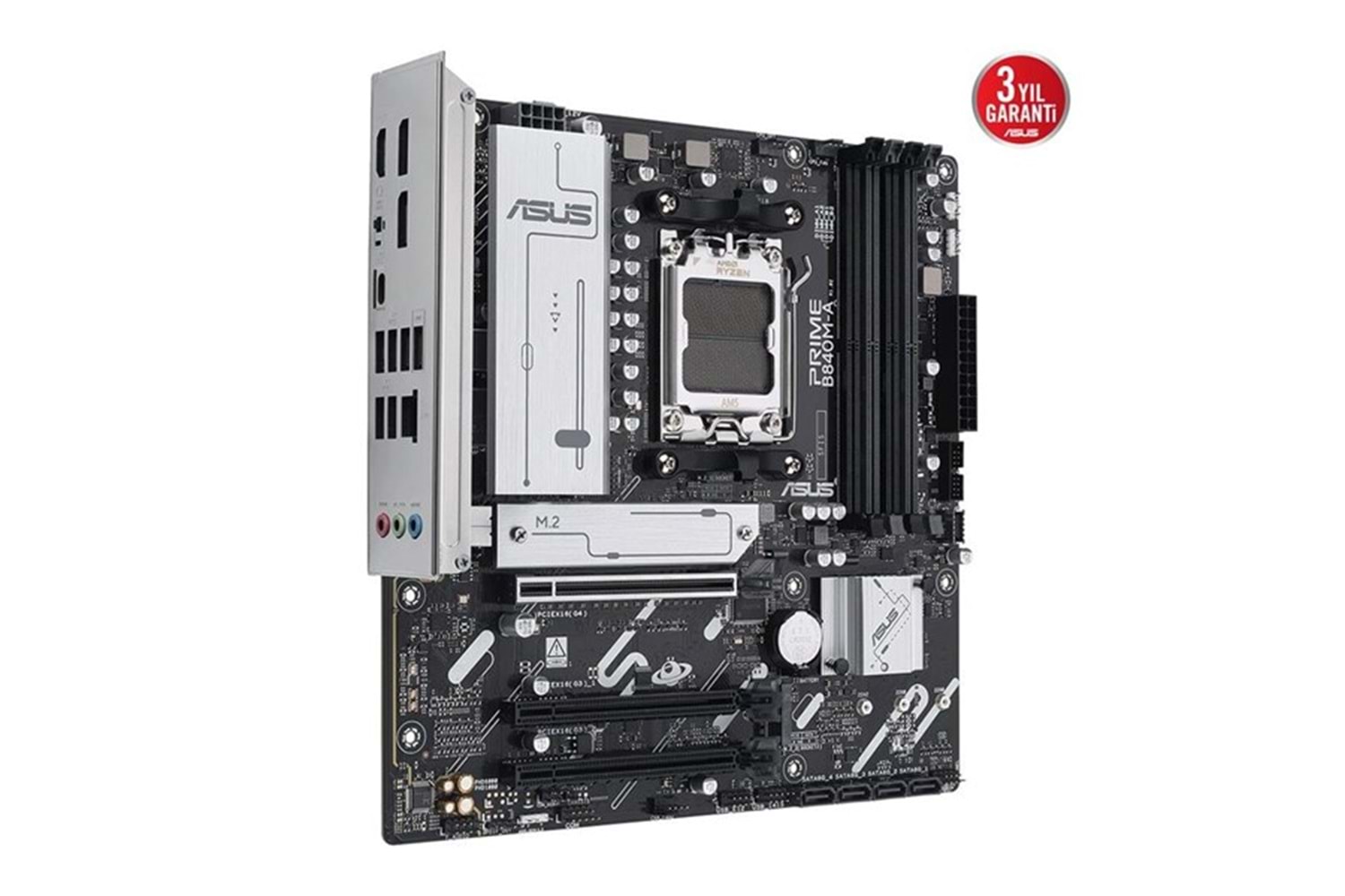 ASUS PRIME B840M-A CSM DDR5 HDMI DP PCIE 4.0 AM5 mATX KURUMSAL ANAKART	