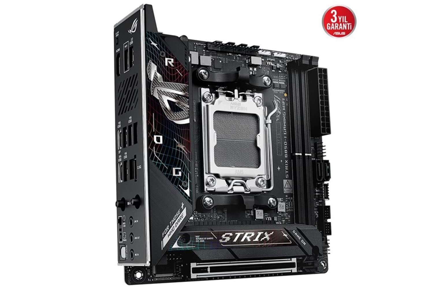 ASUS ROG STRIX B850-I GAMING WIFI7 DDR5 HDMI-DP PCIE 5.0 AM5 mITX