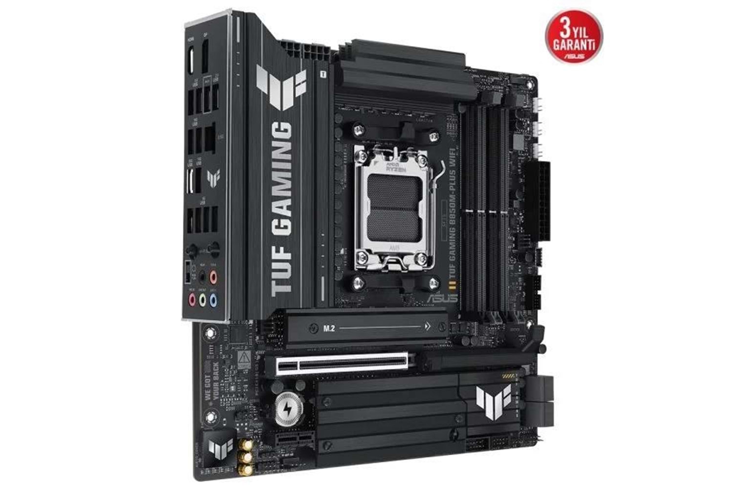 ASUS TUF GAMING B850M-PLUS WIFI-7 DDR5 HDMI DP PCIE 5.0 AM5 mATX