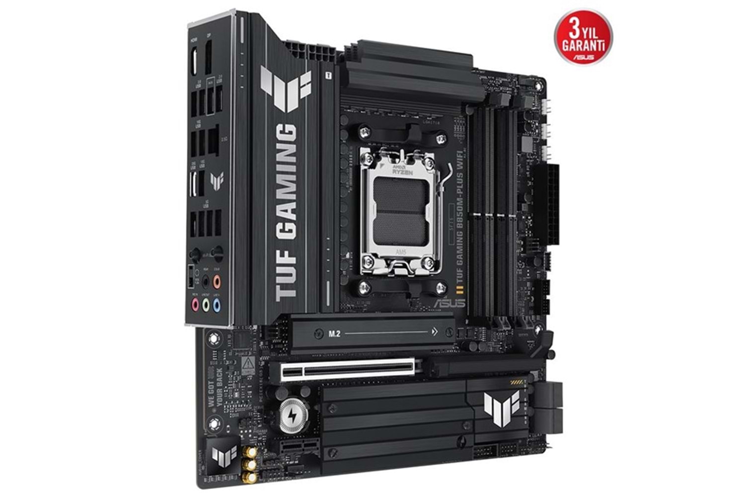 ASUS TUF GAMING B850M-PLUS DDR5 HDMI-DP PCIE 5.0 AM5 mATX