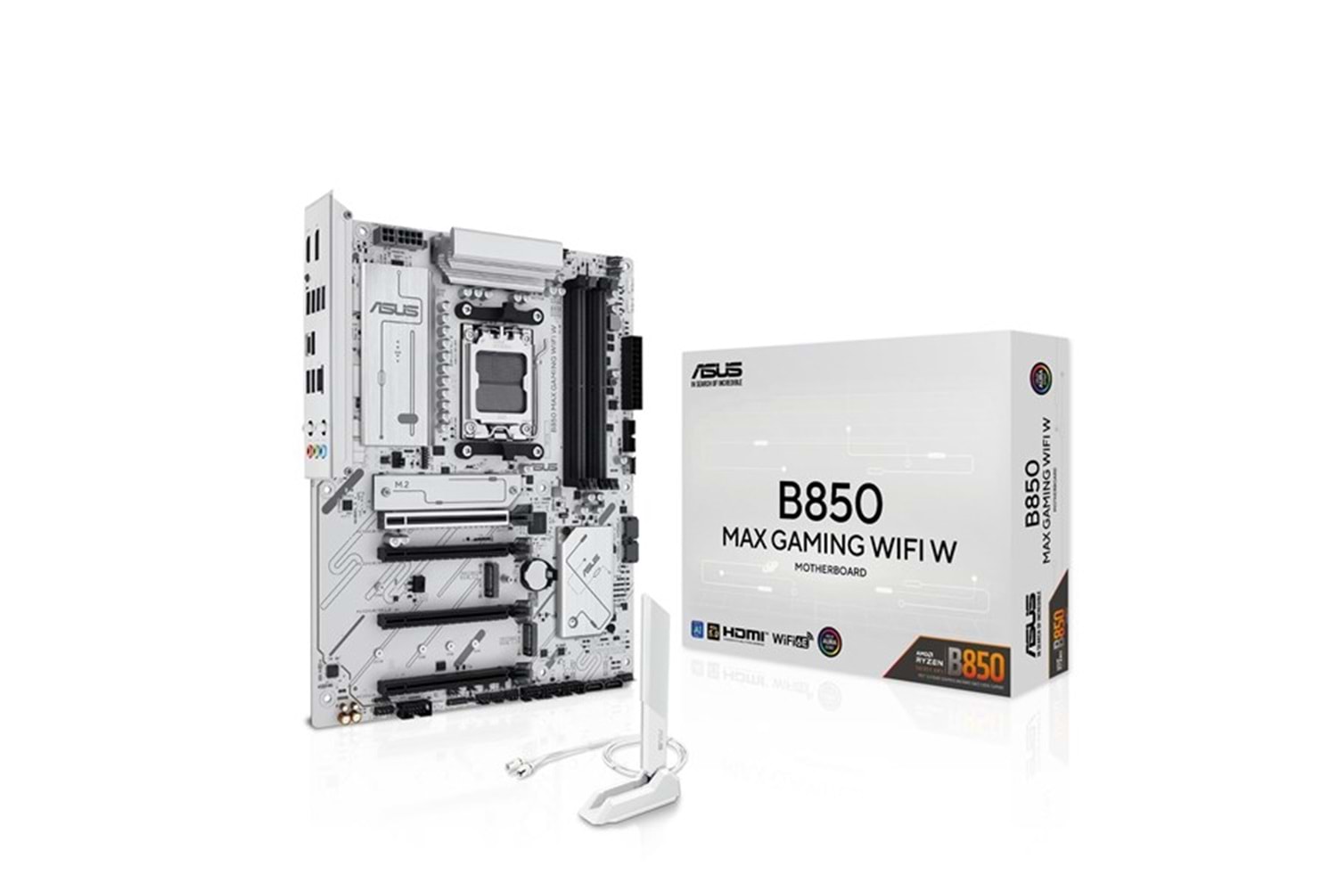 ASUS B850 MAX GAMING WIFI6E W DDR5 HDMI-DP PCIE 5.0 AM5 ATX