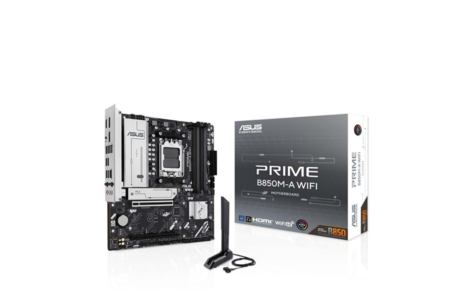 ASUS PRIME B850M-A WIFI6E DDR5 HDMI-DP TYPEC PCIE 5.0 AM5 MATX