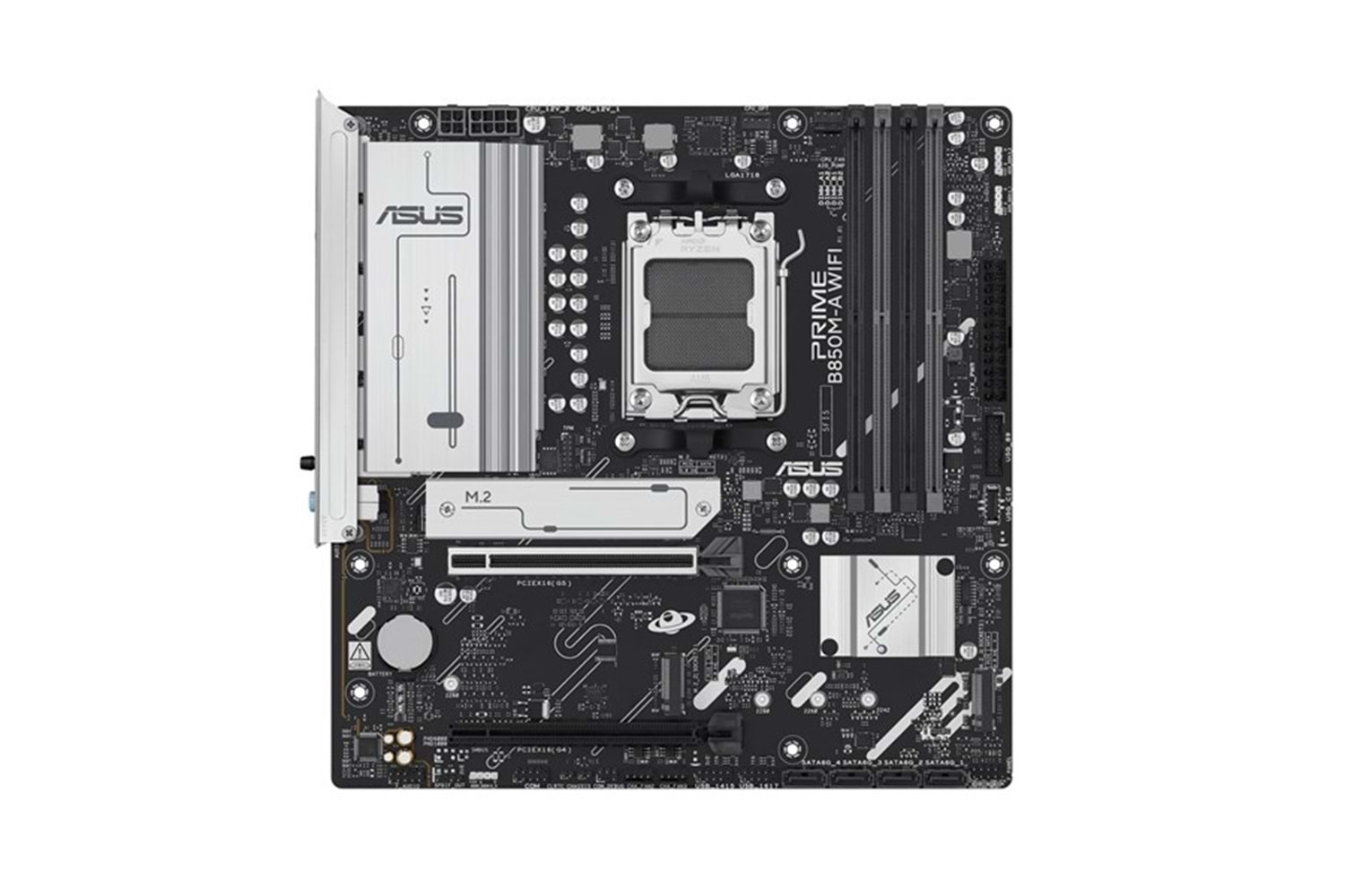 ASUS PRIME B850M-A WIFI6E DDR5 HDMI-DP TYPEC PCIE 5.0 AM5 MATX