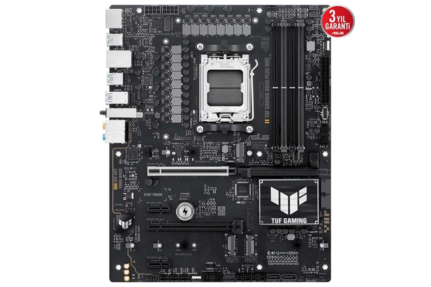 ASUS TUF GAMING B850-PLUS WIFI7 DDR5 HDMI-DP PCIE 5.0 AM5 ATX