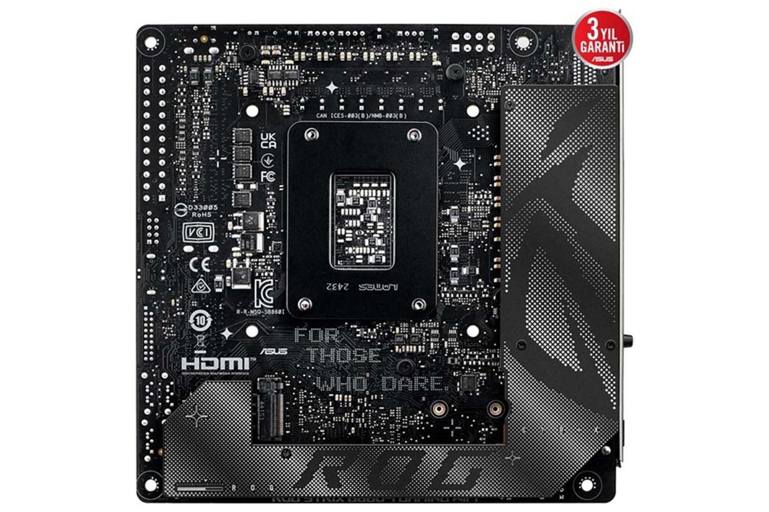 ASUS ROG STRIX B860-I GAMING WIFI7 DDR5 HDMI-DP THUNDERBOLT4 PCIE 5.0 1851P mITX