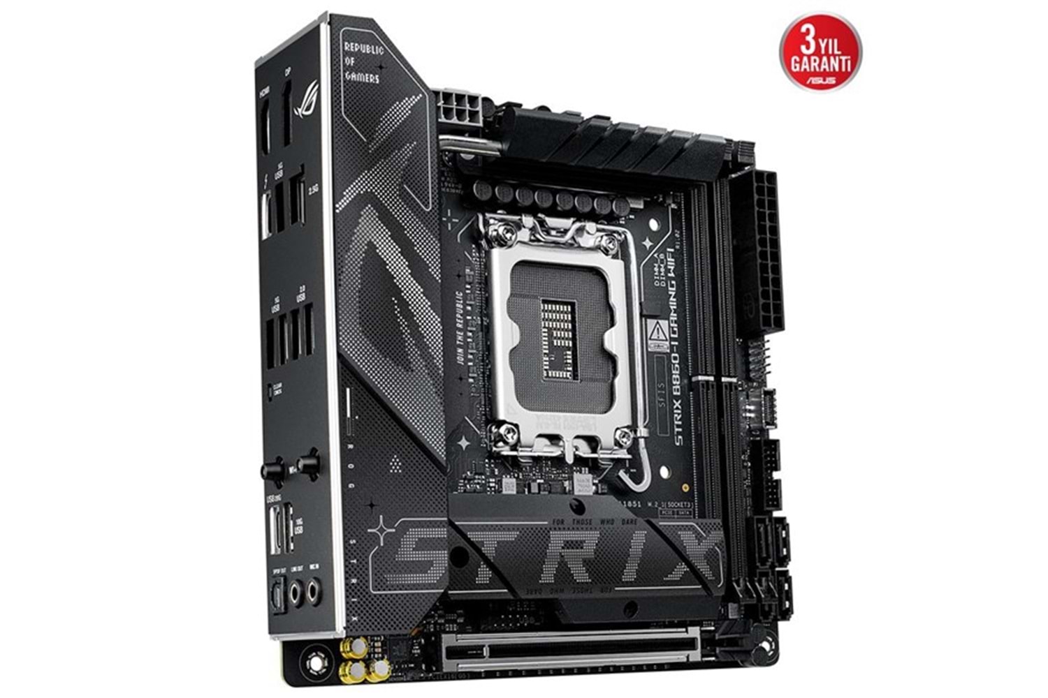 ASUS ROG STRIX B860-I GAMING WIFI7 DDR5 HDMI-DP THUNDERBOLT4 PCIE 5.0 1851P mITX