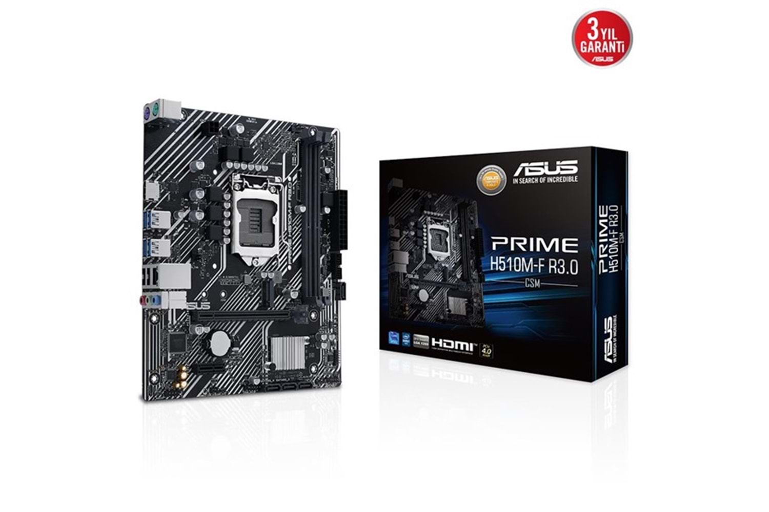 ASUS PRIME H510M-F R3.0 CSM DDR4 HDMI PCIE 3.0 1200p v2