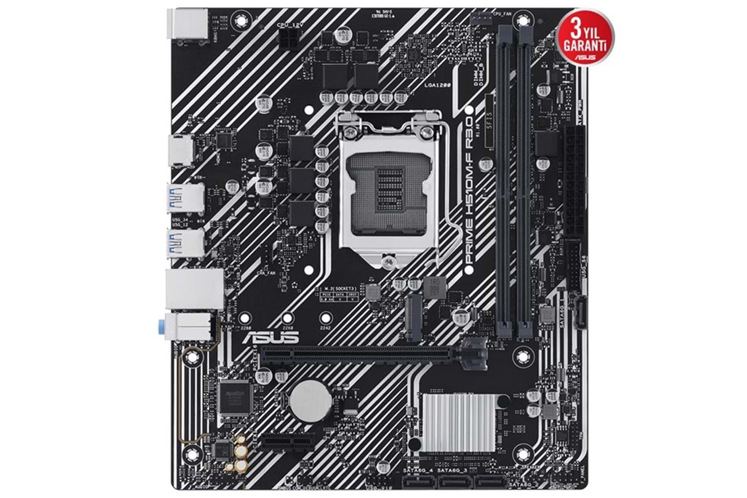 ASUS PRIME H510M-F R3.0 CSM DDR4 HDMI PCIE 3.0 1200p v2