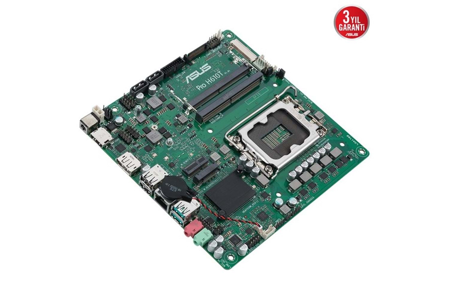 ASUS PRO H610T-CSM DDR5 HDMI-DP PCIE 4.0 1700p mATX KURUMSAL ANAKART