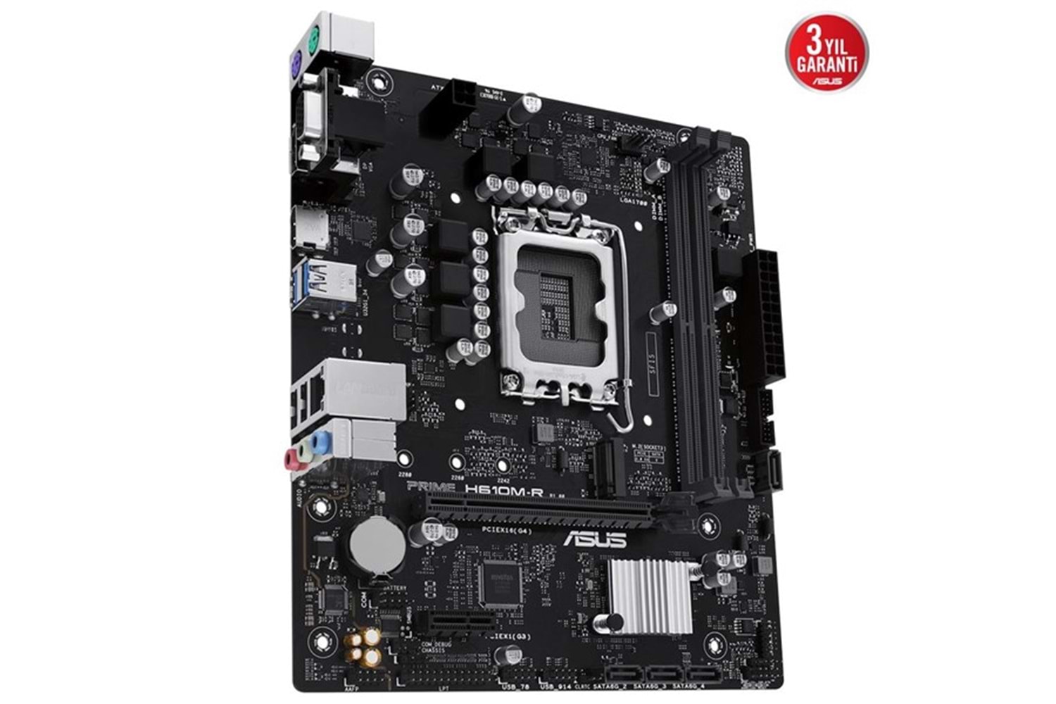 ASUS PRIME H610M-R-SI DDR5 HDMI-DP PCIE 4.0 1700p mATX