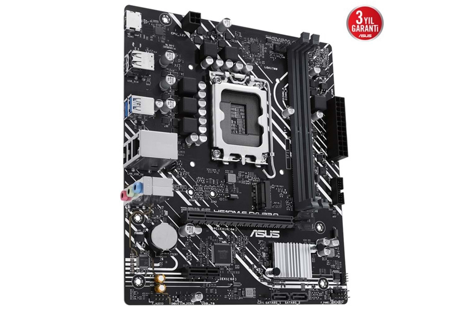 ASUS PRIME H610M-F D4 R2.0-CSM DDR4 HDMI PCIE 4.0 1700P mATX KURUMSAL ANAKART