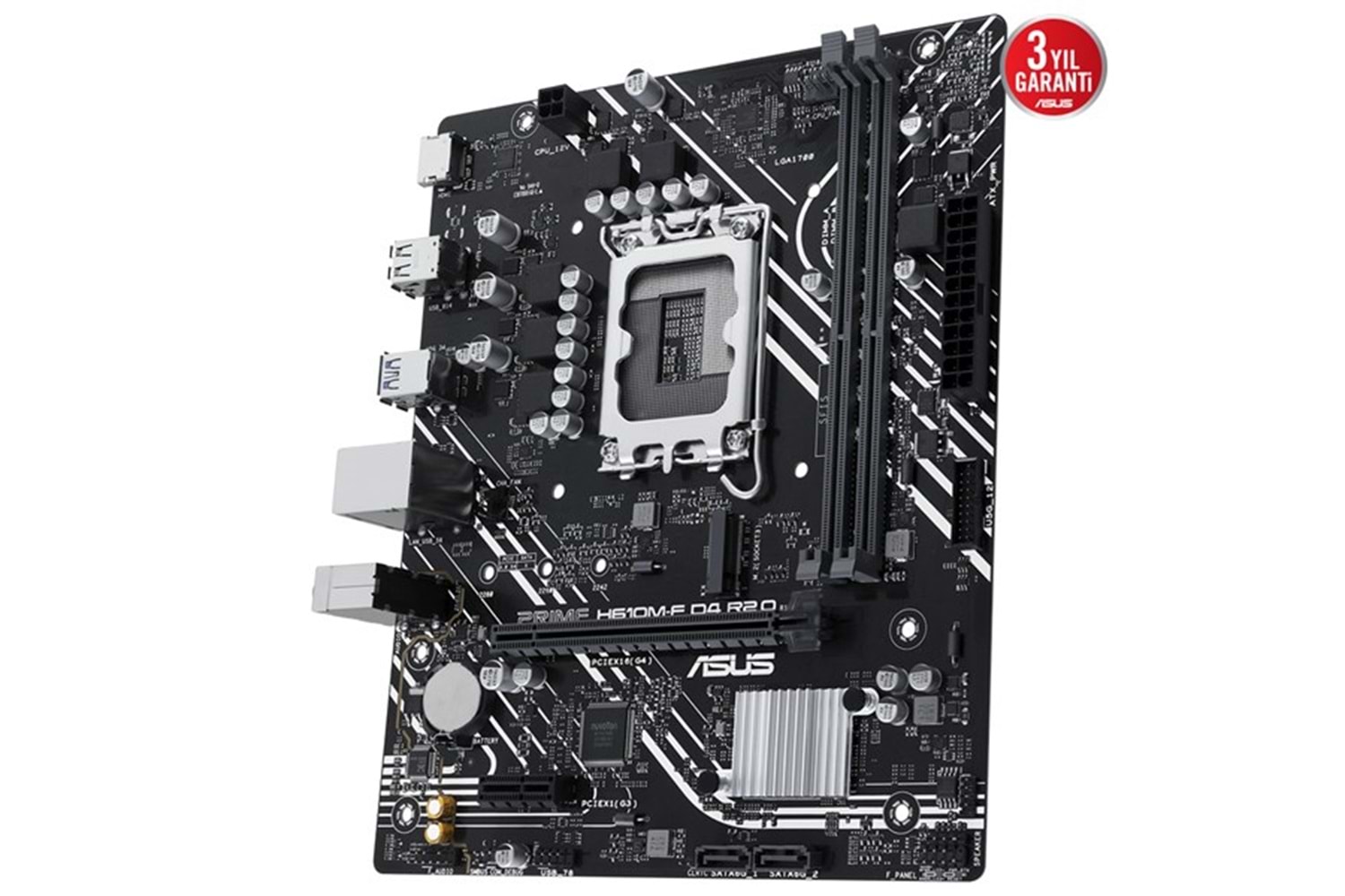 ASUS PRIME H610M-F D4 R2.0-CSM DDR4 HDMI PCIE 4.0 1700P mATX KURUMSAL ANAKART