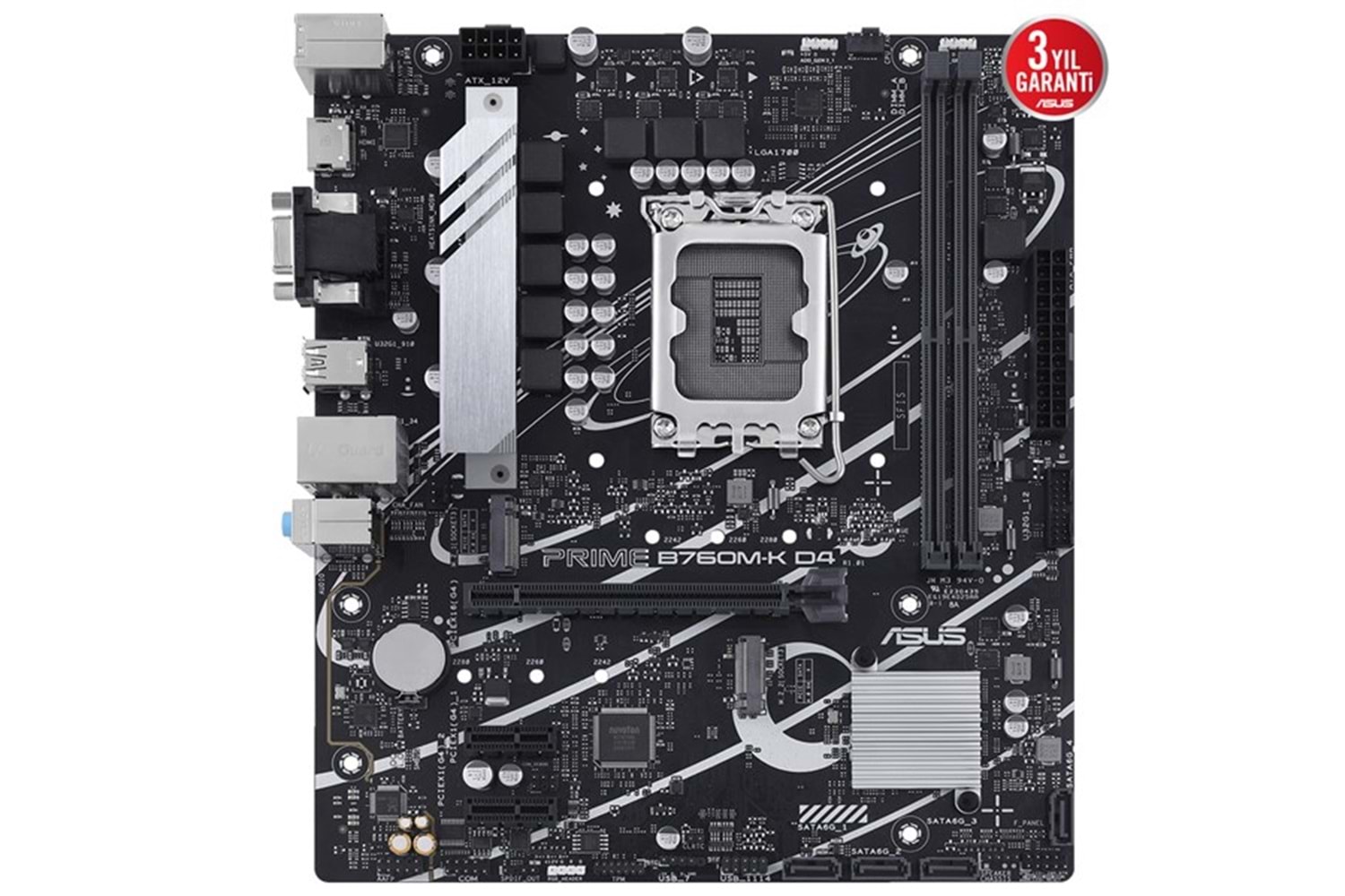 ASUS PRIME B760M-K D4 DDR4 HDMI PCIE 4.0 1700p mATX