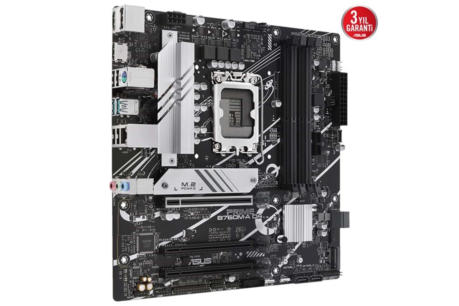 ASUS PRIME B760M-A D4-CSM DDR4 HDMI-DP PCIE 4.0 1700p mATX KURUMSAL ANAKART
