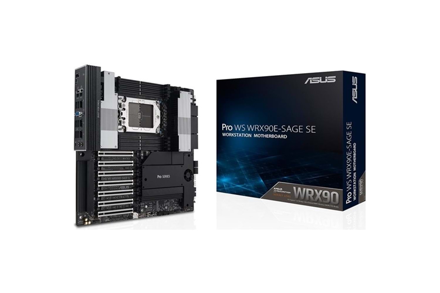 ASUS Pro WS WRX90E-SAGE SE DDR5 ECC WRX90 sTR5 (Threadripper™ PRO 7000 WX İşlemcilerle Uyumlu)