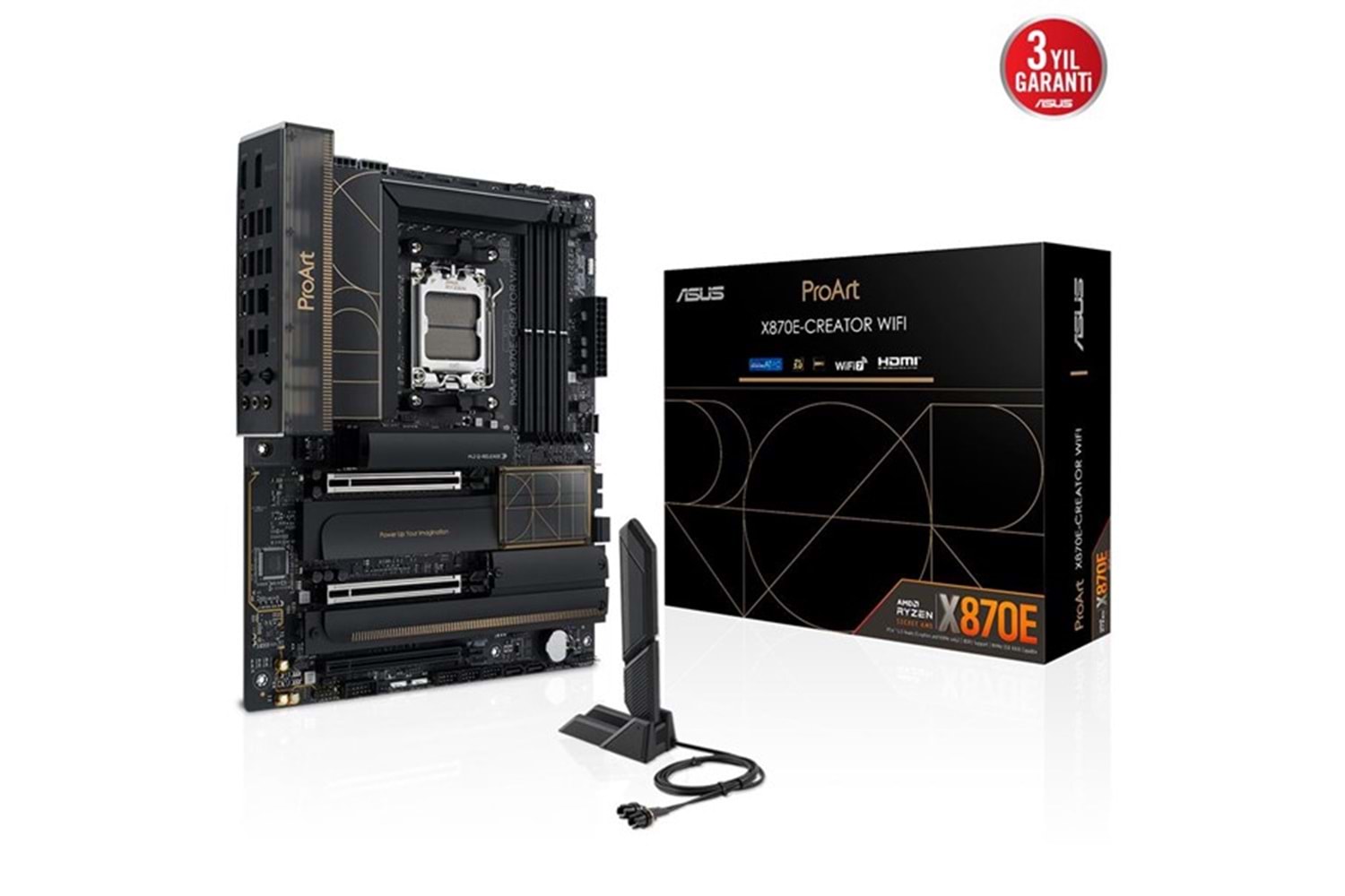 ASUS PROART X870E CREATOR WIFI-7 DDR5 HDMI DP PCIE 5.0 AM5 ATX	