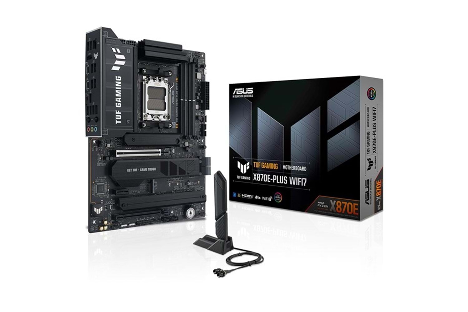 ASUS TUF GAMING X870E-PLUS WIFI7 DDR5 HDMI-DP TYPEC PCIE 5.0 AM5 ATX
