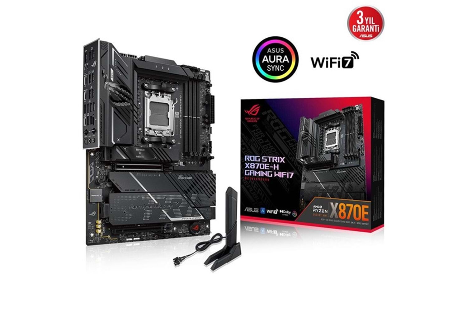 ASUS ROG STRIX X870E-H GAMING WIFI7 DDR5 HDMI-DP TYPCE PCIE 5.0 AM5