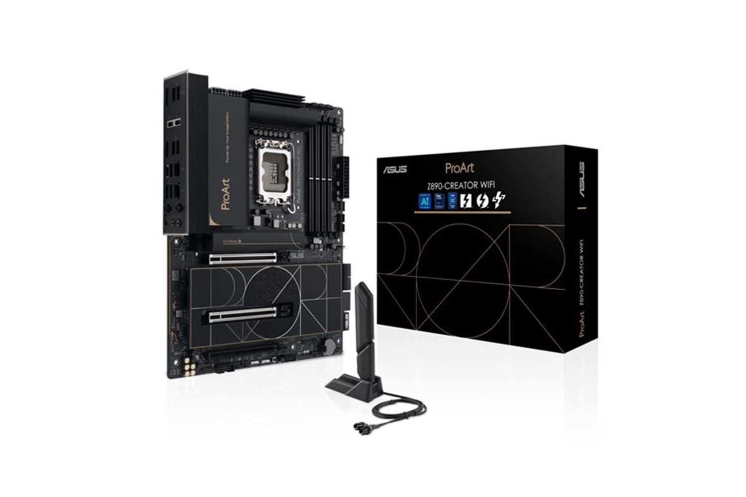 ASUS PROART Z890-CREATOR WIFI-7 DDR5 HDMI-DP TYPEC PCIE 5.0 1851p ATX